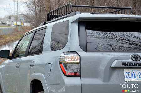 Toyota 4Runner Trail 2021, arrière, toit
